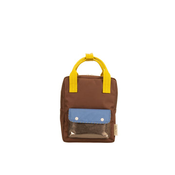 Rugzak small - Better together Envelope Bronze brown